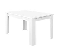 KIT TAVOLO KENDRA 90X140/190XH78 CM BIANCO LUCIDO