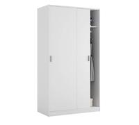 13Casa Jenny B01 Armadio Anta Scorrevole, Melamina, 100 x 50 x 200 cm Bianco