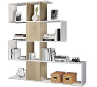 13Casa Kafka S02 Libreria, Rovere/Bianco, 145 x 29 x 145