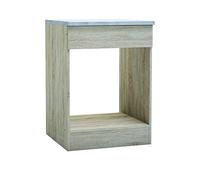 13Casa - Native A3 - Base forno. Dim: 60x60x84,5 h cm. Col: Rovere. Mat: Truciolare.