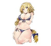 13cm Beautiful Girl Fate Apocrypha Astolfo Black Rider Auto Motorcycle Decor 3D Car Sticker