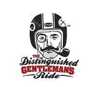 13cm Car Styling The Distinguished Gentleman's Ride Decal Helmet Sticker Bumper Trunk Waterproof Auto