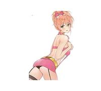 13cm Per Anime Girl Car Styling Stickers Impermeabile Decal 3D Stampa personalizzata Decalcomanie Laptop