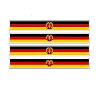 13cmx1.7cm.4pcs Car Stripe Motorcycle Racing Flag Sticker Car Bumper Decal Bike
