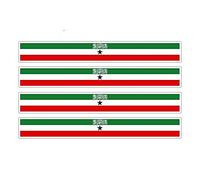 13cmx1.7cm.4pcs Car Stripe Motorcycle Racing Flag Sticker Skateboard Decal Bike Moto