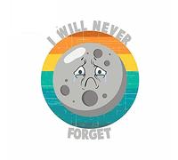 13cmx10.5cm per I Will Never Forget Sad Pluto RV Decal Occlusion Scratch