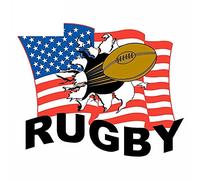 13cmx10.5cm per USA Rugby Car Sticker Frigorifero Decalcomania impermeabile Personalità del motociclo Scratch