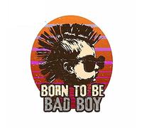 13cmx10.9cm Per BORN TO BE BAD BOY Car Fine Stickers Fashion Decal