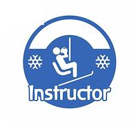 13cmx10cm per Apres Ski Instructor Adesivo per auto Windows Parabrezza Frigorifero Decorazione Grafica anime