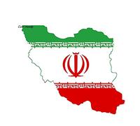 13cmx11.3cm Car Styling IRAN Map Flag Car Sticker Silhouette per paraurti frigorifero