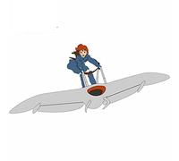 13cmx11.5cm per Nausicaa della Valle del Vento Decal Windows Tavola da Surf