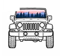 13cmx11.8cm Per Cartoon Car Motorcycle Car Stickers Fashion Decal Protezione solare 3D impermeabile