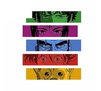 13cmx11cm per Cowboy Bebop Team Frigorifero VAN Adesivi per auto RV Cartoon Decal Parabrezza