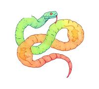 13cmx12.5cm Per GELATINA SERPENTE Adesivi per auto Riparazione Decalcomanie Accessori per auto Decal Anime