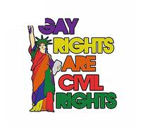 13cmx12cm per i diritti dei gay sono gli adesivi per auto di Windows della personalità del tronco della decalcomania dei diritti civili