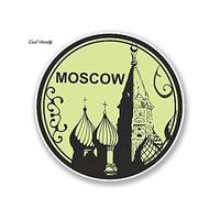 13cmx13cm Car Styling Russia Mosca Adesivo in vinile Laptop Viaggio Bagaglio Decal Grafico Impermeabile