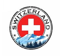 13cmx13cm Per la Svizzera Personalità Adesivi per auto Vinile Materiale Fine Decal Moto Decorazione impermeabile