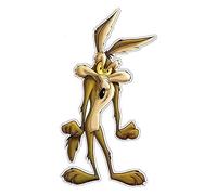 13cmx7.1cm Angry Coyote Decal Funny Car Styling Adesivi per auto Vinyl Graphic Decor