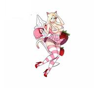13cmx7.5cm Per Anime Girl Adesivi per auto in vinile Moda Decal Occlusion Scratch Laptop