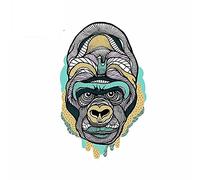 13cmx8.3cm per Gorilla Head Fashion Occlusion Scratch Car Decals Adatto per RV