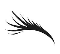 13cmx9.5cm Auto Eyelash Graphics Car Sticker Luci per auto divertenti Decalcomanie Vinile impermeabile