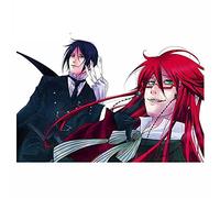 13cmx9.5cm per Black Butler Sebastian Grell Sutcliff Valigia Decal Creative Tuning Car