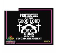 13cmx9.6cm For My Guns and The Second Amendment Adesivi per auto divertenti Laptop