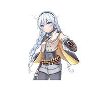 13cmx9.8cm per Honkai Impact.3 Cute Girl Adesivi per auto in vinile Car Styling