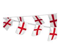 13ft/4m Tessuto St Georges Inghilterra Inglese Bunting Poliestere Banner 11 Bandiere Per Street Party Calcio Rugby Cricket Day Coppa del Mondo Decorazione Supporto