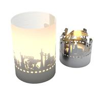 13gramm Candela a forma di ombre del tubo dello skyline di Las Vegas, souvenir illuminante e decorazione unica per la casa, regalo perfetto per i fan di Las Vegas