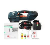 13mm-16mm PET PP Macchina for reggiatura in plastica Utensili a batteria 4.0A / 12V for cinghia a con 2 batterie,Prestazioni Potenti(JDC13mm,With 1 batteries)