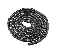 13mm Flessibile Spirale Tubo Passacavo Computer Arrangiafilo 5M Lunghezza Nero