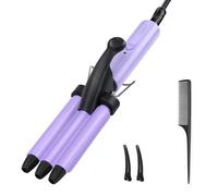 13mm Piastra Onde per Capelli - janelove Mini Ferro Arricciacapelli per Beach waves, per Capelli Corti - Viola