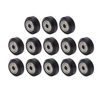 13Pcs 3D Printer Wheel Carbon Steel Bearing POM Pulley Accessory for CNC Machine High Speed Low Noise Durable Replacement Parts for Anet Ender 3 Mega S Artillery X1 Tevo Tarantula
