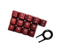 13PCS Copritasti antiscivolo strutturati per tastiere meccaniche perfettamente per K70 RGBK70 K95 K90 programmazione di gioco