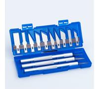 13PCS Exacto Lame con Scatola, Intaglio Craft Hobby for Arte, Stencil, Argilla,