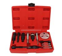 13PCS Hub Puller Carbon Steel Efficient Portable Con Service Kit for Automotives Ideal for Removing and Installing AC Hubs in Various Compressors like FS6 C171 6P 148 R4 HR