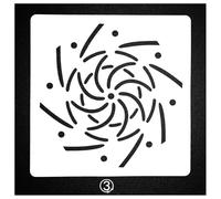 13pcs Mandala che punteggia i modelli della pittura degli stencil messi per DIY