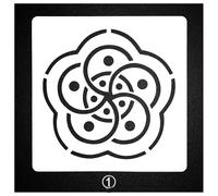 13pcs Mandala che punteggia i modelli della pittura degli stencil messi per DIY