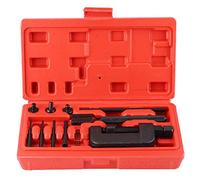 13pcs Motorcycle Chain Breaker Cutting Splitter Cam Link Riveter Riveting Tool Set Professional Hardened Steel Body For Breaking And Riveting 420 630 Rear Drive Chains On Japanese