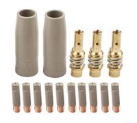 13PCS Rivestimento di Ricambio per Set di Ugelli di Protezione Compatibile con Per 15AK Saldatura Airless Spray Sistemi Apertura Punta 1.0mm