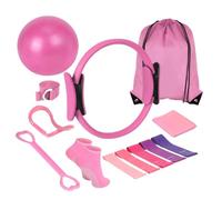 13PCS Set di attrezzature Pilates, kit Pilates, Pilates Ring Circles Attrezzature Pilates per l'allenamento a casa, set di anelli e palline, Anello di pilates tonificanti, per domestiche pilates