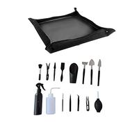 13pcs Strumenti Set Giardino Trapianto Mano Stuoia Per Interno Miniatura Fata Garden Cura delle Piante Vasi di Fiori All'aperto Con Drenaggio
