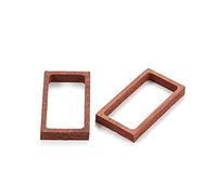 13Style Open Bezel Back Pendant Frame Geometric Shaped Charms DIY Epoxy Resin Wood Pendants For Jewelry Making Crafts Supplies Nice processing