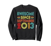 13th Birthday Idea Awesome Since September 2013 13 Years Old Felpa