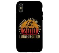 13th Birthday Vintage 13 Year Old Est 2010 Limited Edition Custodia per iPhone X/XS