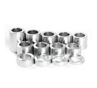 13X pezzi Distanziale perno ruota Axle 26mm per Harley Dyna Super Glide Touring