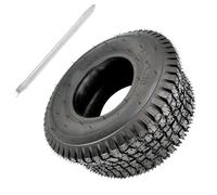 13X5.00-6 Lawn Mower Tire, Riding Lawn Tractor Front Tire with 12 Inch Tire Iron, Replacement Heavy Duty Garden Lawnmower Tire for Turf Golf Cart, Tubeless(15x6.00-6)