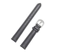 14/16/18/20mm Donne di Colore Solido Cinturino In Vera Pelle Braccialetto Morbido Della Pelle Amichevole Orologi Band con Strumenti di Installazione, Fibbia grigia-silver, 16mm