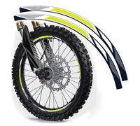 14 & 17 INCH Dirt Bike Cerchio Protettori Ruota Calcomanie Nastro Grafiche